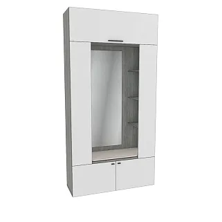 Секция с зеркалом и полками с подсветкой LG408