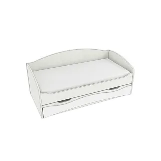 Кровать с выдвижным спальным местом P910, 90x190