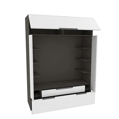 Секция для ТV, фасады в эмали LE406.60