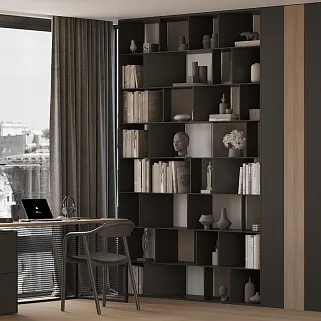 Кабинет со стеллажом №5