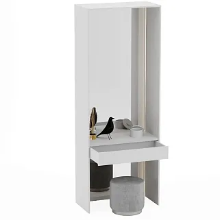 Ниша с ящиком, зеркалом и подсветкой для спальни R270.45