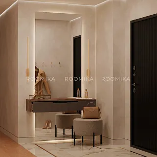 Зеркало с подвесным столиком  L169 L/R