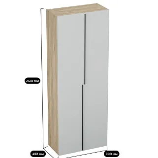 Шкаф двустворчатый L210.44-4