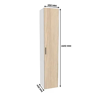 Шкаф 1 дверный узкий L-220.44-1
