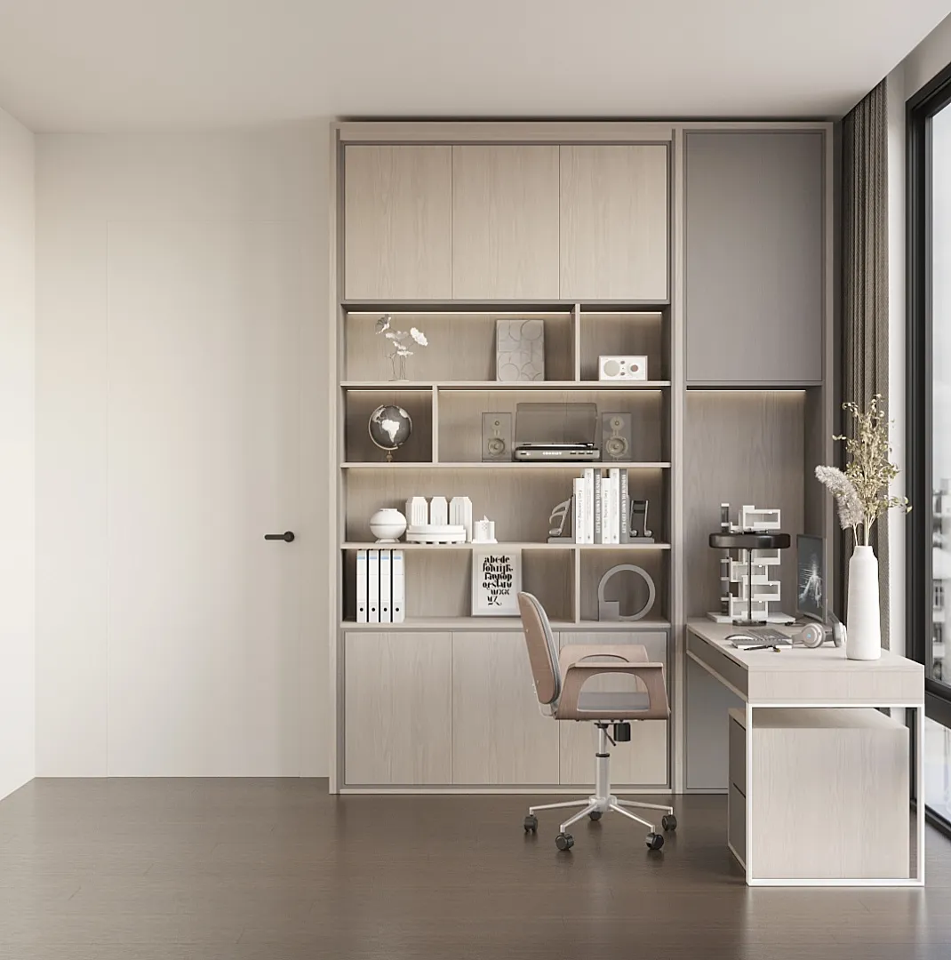 Кабинет с встроенным столом №7