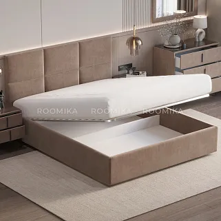 Кровать двуспальная мягкая VERSAL с подъемным механизмом, 200x200