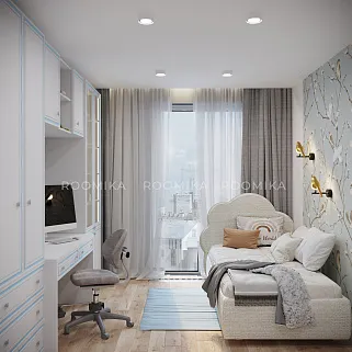 Кровать односпальная мягкая CLOUD  с подъемным механизмом, 90x190