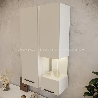 Шкаф навесной со стеклом, с подсветкой L381.2