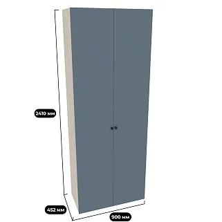 Шкаф двухдверный узкий L210.44-1
