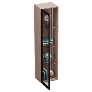 Шкаф навесной стеклянный с подсветкой R331.2 НКД