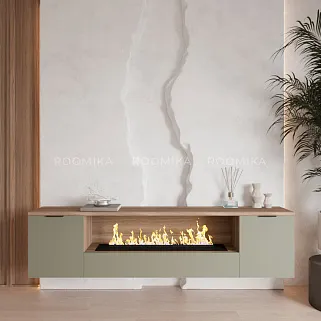 Тумба ТВ напольная с электрокамином LG549.351