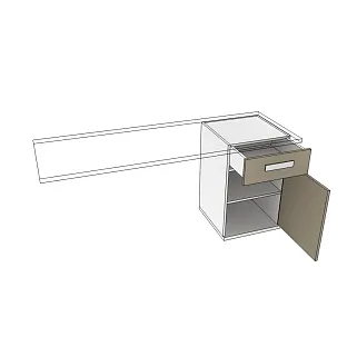 Тумба опора для стола E702