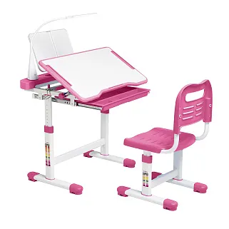 Комплект Cubby Парта и стул-трансформеры Vanda pink