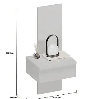 Тумба прикроватная с панелью 1 ящик C-702