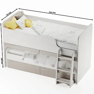 Кровать выдвижная P903, 90x200