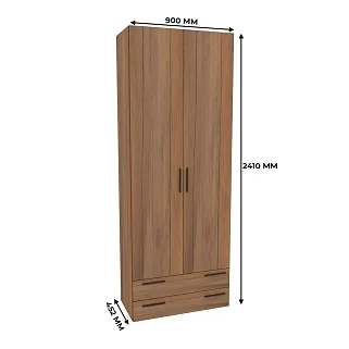 Шкаф двустворчатый с ящиками L-211.44