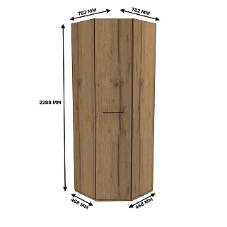 Шкаф угловой равносторонний C-218 L/R