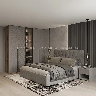 Кровать двуспальная мягкая SUNRISE с подъемным механизмом, 200x200