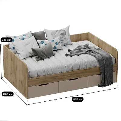 Кровать полутороспальная LG913.120, 120x190