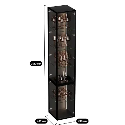 Шкаф завершающий для посуды с подсветкой LF270