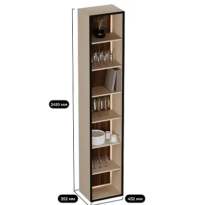 Шкаф напольный с подсветкой LF271.350