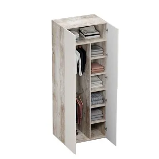 Шкаф 2 дверный, фасады в эмали LE-210.60-4