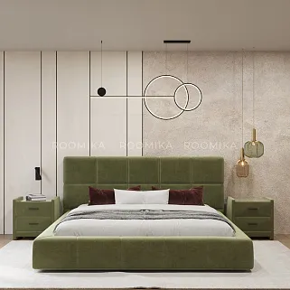 Кровать двуспальная мягкая QUADRO-soft  с подъемным механизмом, 160x200