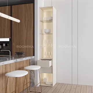 Шкаф со встроенными ящиками с подсветкой R221.1