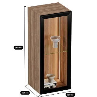 Шкаф навесной со стеклом R332.2