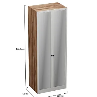 Шкаф двухдверный с зеркалом А210.60-1Z