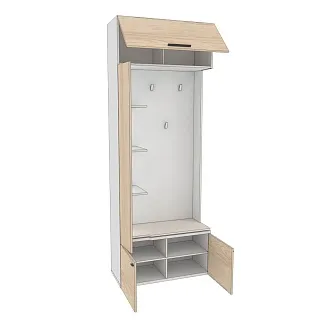 Секция с вешалкой и полками с подсветкой L409 L/R