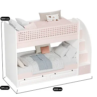 Кровать двухъярусная A917, 90x200  L/R