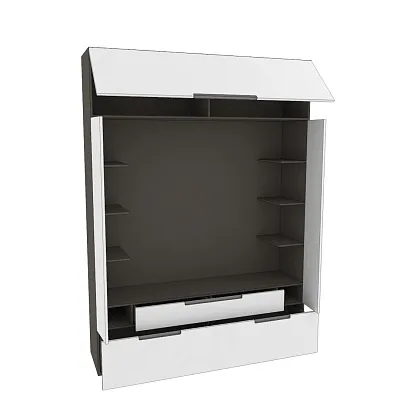 Секция для ТV, фасады в эмали LE406.44