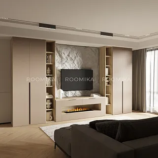 Тумба ТВ напольная с электрокамином LG551.450L/R