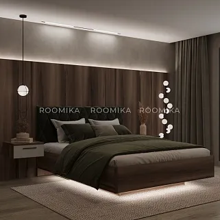 Кровать двуспальная Lazio с парящим эффектом L160 , 160x200