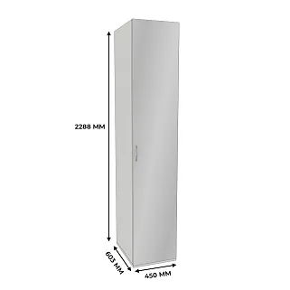 Шкаф 1 дверный узкий с зеркалом P220.60Z