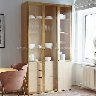 Шкаф со стеклянным фасадом R222.1