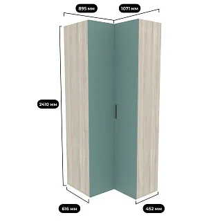 Шкаф угловой L-207 L/R