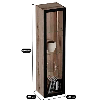 Шкаф навесной стеклянный R331.2