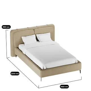 Кровать мягкая STANLEY STL120, 120x200