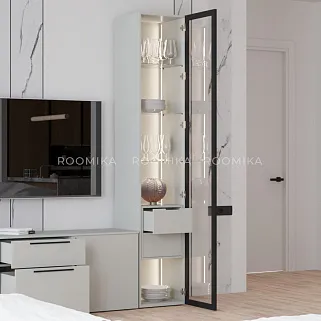 Шкаф со встроенными ящиками с подсветкой R221.1