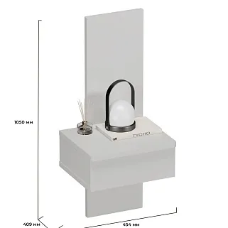 Тумба прикроватная с панелью 1 ящик C-702
