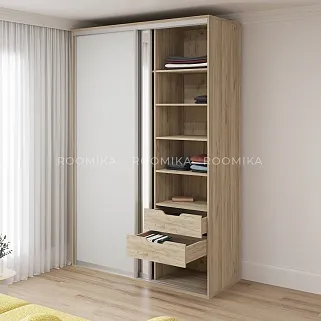 Шкаф-купе U160 тип 1 МДФ/зеркало