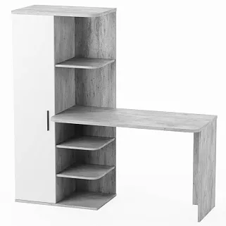 Рабочий стол со встроенным стеллажом HOF423