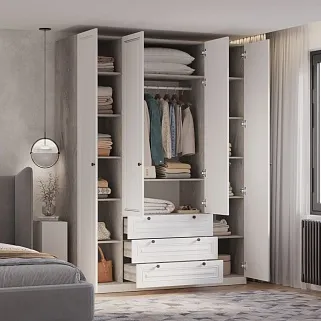 Шкаф четырехдверный для одежды с зеркалом A205-1.60Z