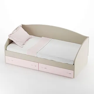 Кровать односпальная с ящиками P902N, 90x190