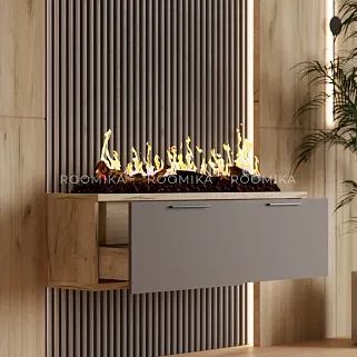 Тумба ТВ напольная с электрокамином LG548.351