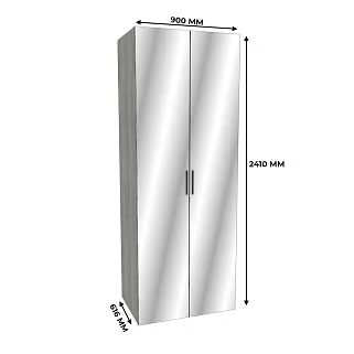 Шкаф двустворчатый с зеркалом LG-210.60-4Z