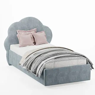 Кровать односпальная мягкая CLOUD  с подъемным механизмом, 90x190