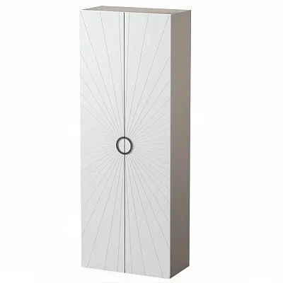 Шкаф 2 дверный, фрезерованные фасады в эмали LE210.44-1